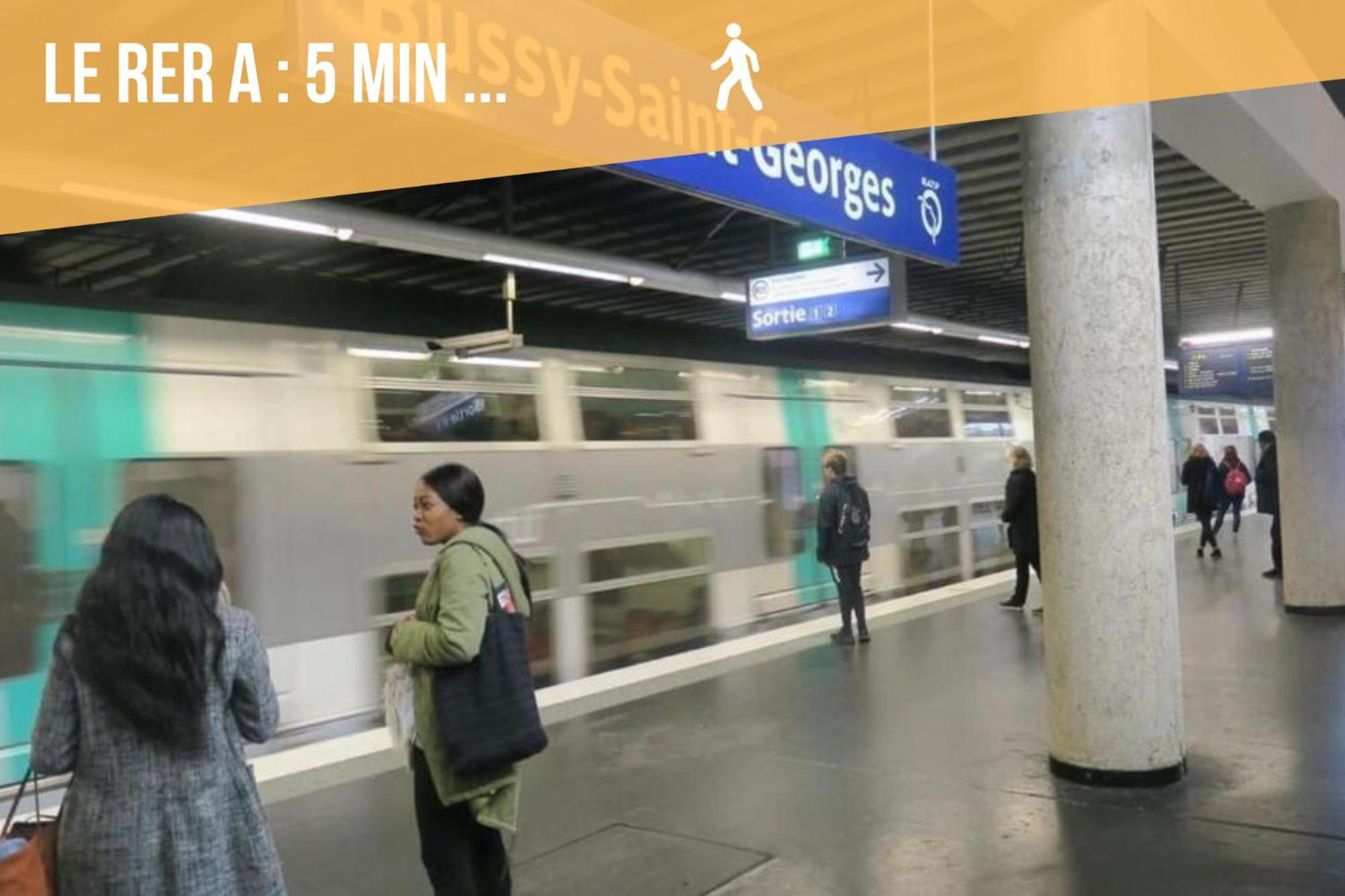 6Personne,10Mn De Disney,30Mn De Paris,Parking Bussy-Saint-Georges Exteriör bild